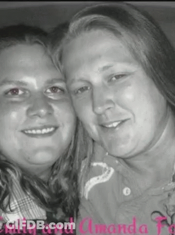 Black And White Photo Of Emily And Amanda GIF