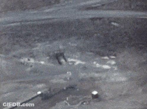 Black And White Photo Of Hole In Ground GIF