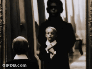 Black And White Photo Of Man And Two Boys GIF
