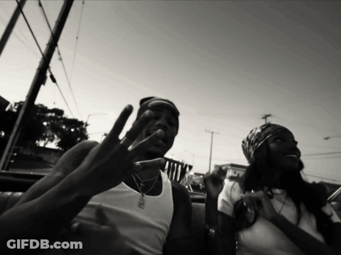 Black And White Photo Of Man And Woman GIF