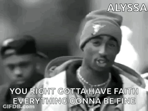 Black And White Photo Of Man In Beanie And Jacket With Quote By Alyssa GIF