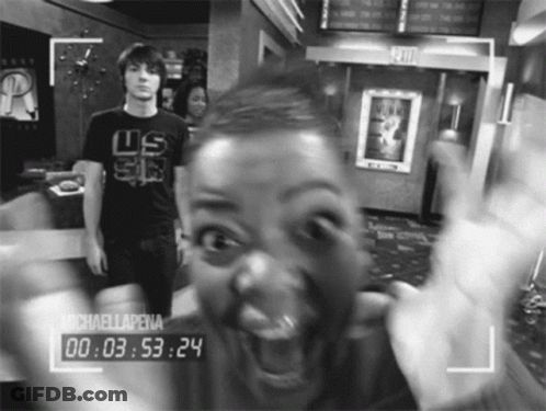 Black And White Photo Of Man In Black US Sir Shirt GIF