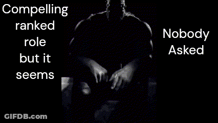 Black And White Photo Of Man Saying Compelling Ranked Role But It Seems GIF