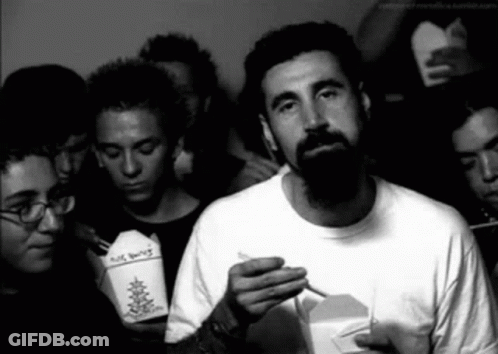 Black And White Photo Of Man Saying I'm Fra Freak Just Imk New York GIF