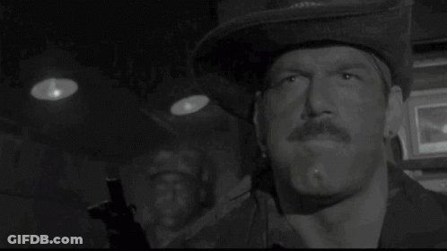 Black And White Photo Of Man Saying You Ain T Heard GIF
