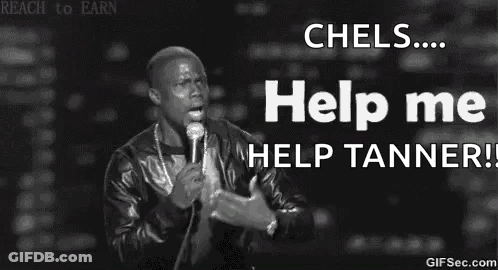 Black And White Photo Of Man Speaking Into Microphone Help Me Help Tanner GIF