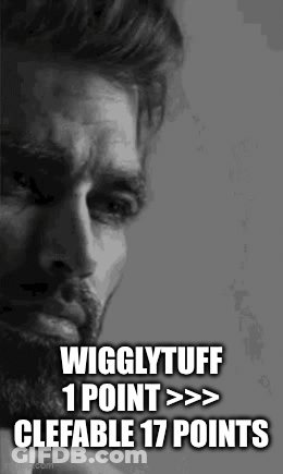 Black And White Photo Of Man With Beard Wigglytuff 1 Point Clefable 17 Points GIF