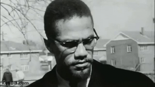 Black And White Photo Of Man With Glasses And Beard GIF