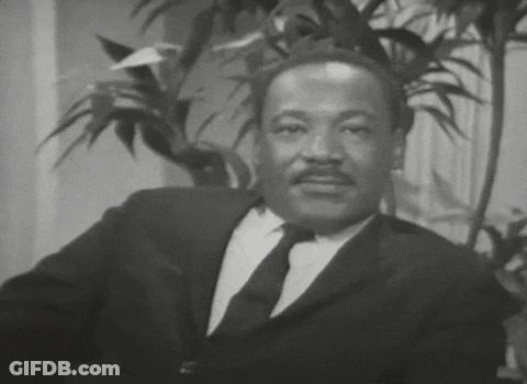 Black And White Photo Of Martin Luther King Jr GIF