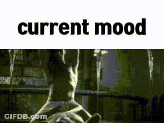 Black And White Photo Of Person's Hand Current Mood GIF