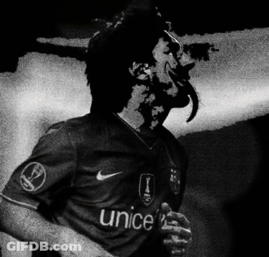 Black And White Photo Of Person Wearing Unice Shirt GIF