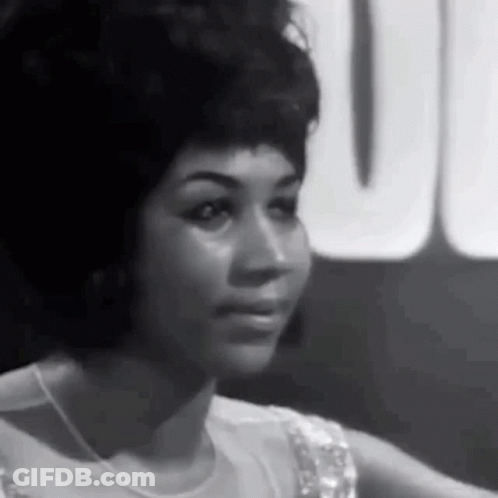 Black And White Photo Of Woman Making Funny Face GIF