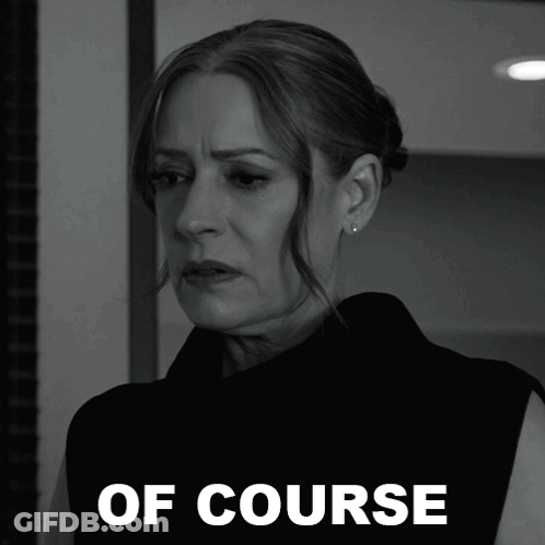 Black And White Photo Of Woman Of Course GIF