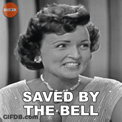 Black And White Photo Of Woman Saved By The Bell GIF