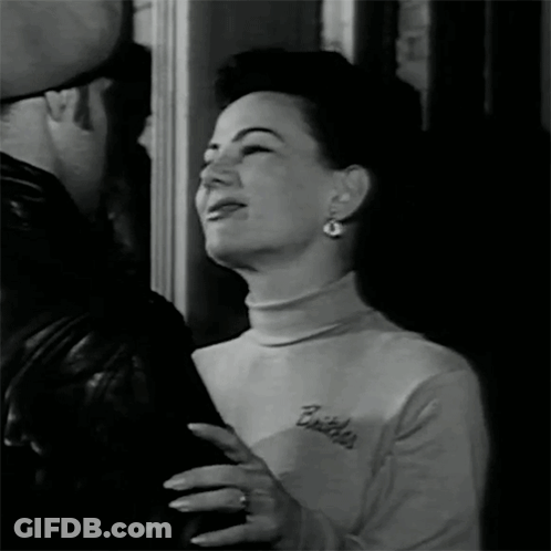 Black And White Photo Of Woman Saying Remember GIF