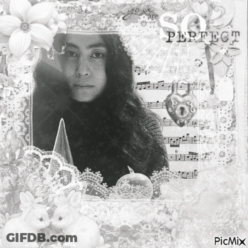 Black And White Photo Of Woman Saying So Perfect GIF