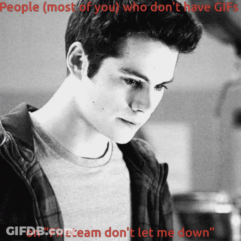 Black And White Photo Of Young Man With Caption People Most Of You GIF