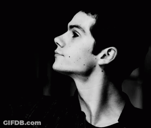Black And White Photo Of Young Man With Nose Ring GIF