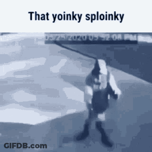 Black And White Photo That Yoinky Sploinky GIF