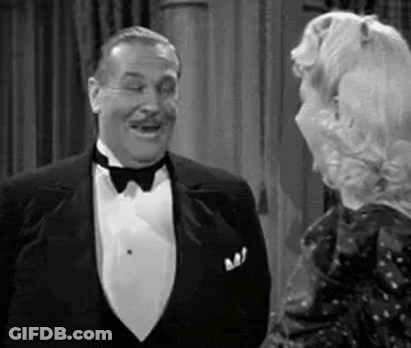 Black And White Pie In The Face GIF