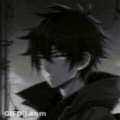 Black And White Pixel Art Boy GIF