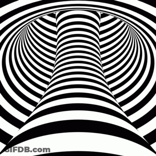 Black And White Pole Optic GIF