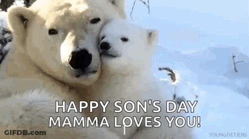 Black And White Poster Dear Son God Loves You More Than Anything And So Do I GIF