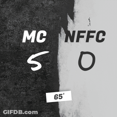 Black And White Poster Saying MC NBFC So GIF