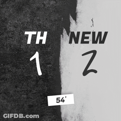 Black And White Poster Saying Th New 12 GIF
