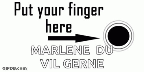 Black And White Puppy Marlene Du Vil Gerne GIF