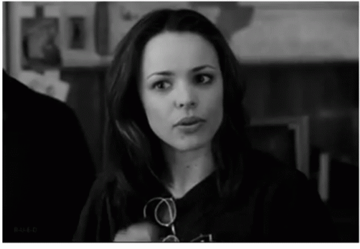 Black And White Rachel McAdams GIF