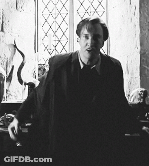 Black And White Remus Lupin GIF