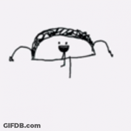 Black And White Sandwich On Dirt GIF