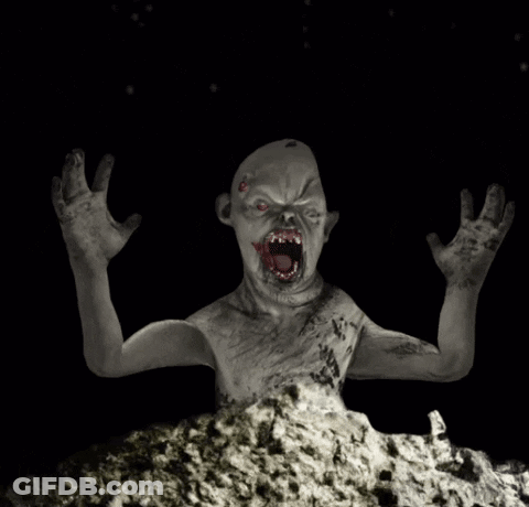 Black And White Screaming Baby GIF