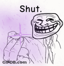 Black And White Screaming Person Saying You GIF