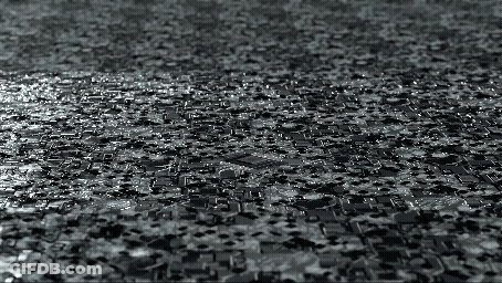 Black And White Shiny Surface With Dots GIF