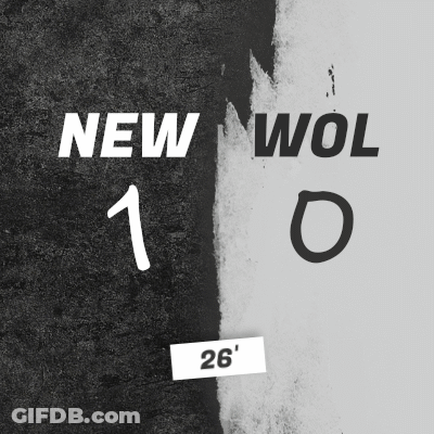 Black And White Sign Saying New Wol 1 GIF