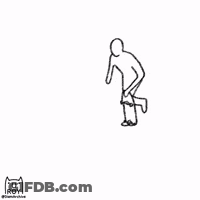 Black And White Skateboarder Trick GIF