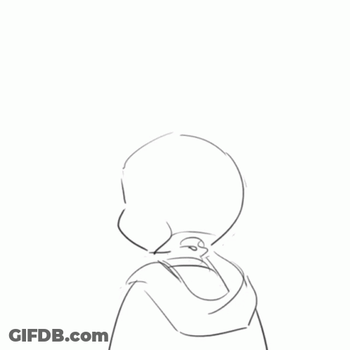 Black And White Skeleton Smiling Eyes Closed GIF