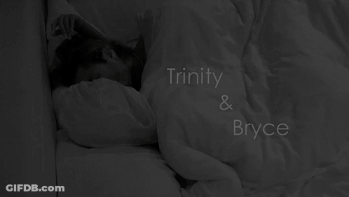 Black And White Sleeping Woman Trinity And Bryce GIF