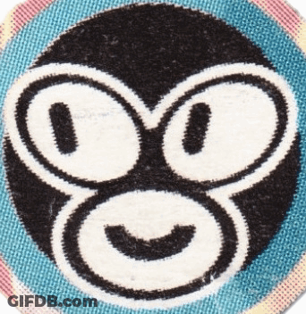 Black And White Smiley Circle GIF