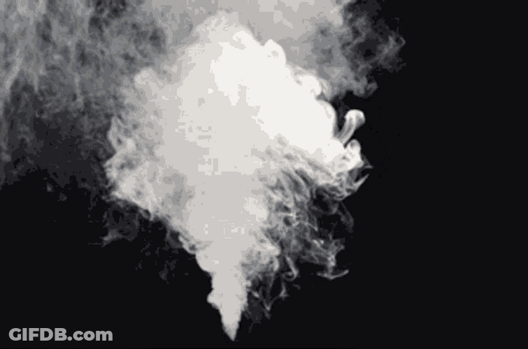 Black And White Smoke GIF