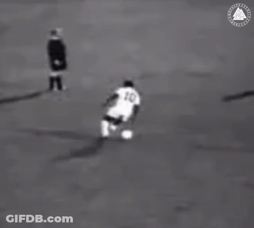 Black And White Soccer Game @Deusexboreai GIF