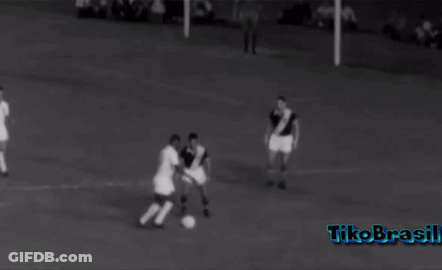Black And White Soccer Game With Blue Tiko Brasil GIF