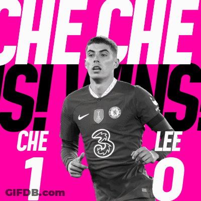 Black And White Soccer Player On Pink Background GIF
