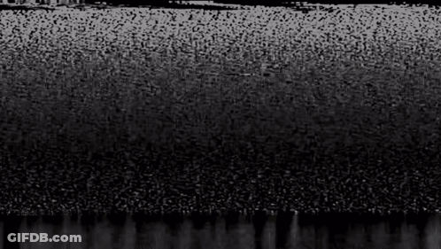Black And White Static Noise Background GIF