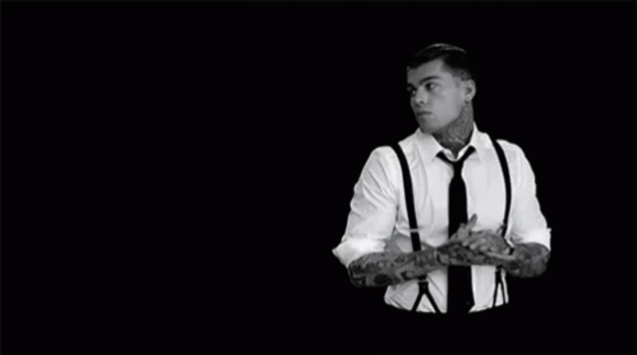 Black And White Stephen James GIF