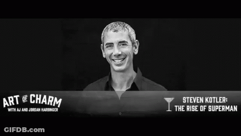 Black And White Steven Kotler Art Of Charm GIF