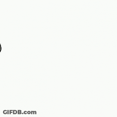 Black And White Stick Figure With Big Mouth GIF