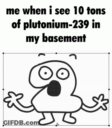 Black And White Surprised Number Two GIF